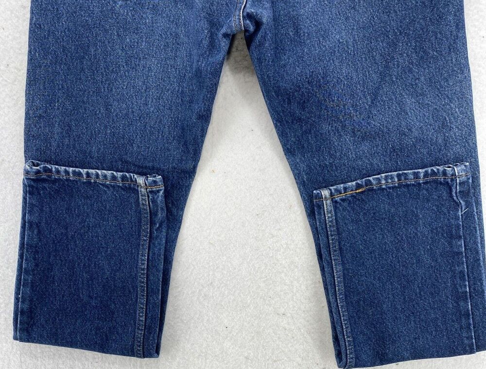 Levi's 505 Straight Fit Jeans Mens 33x32 Medium Wash Blue 100% Cotton Denim - Picture 15 of 15